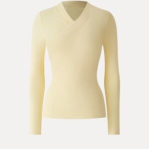 OGL Cream Long Sleeve Women's Blouse NWT